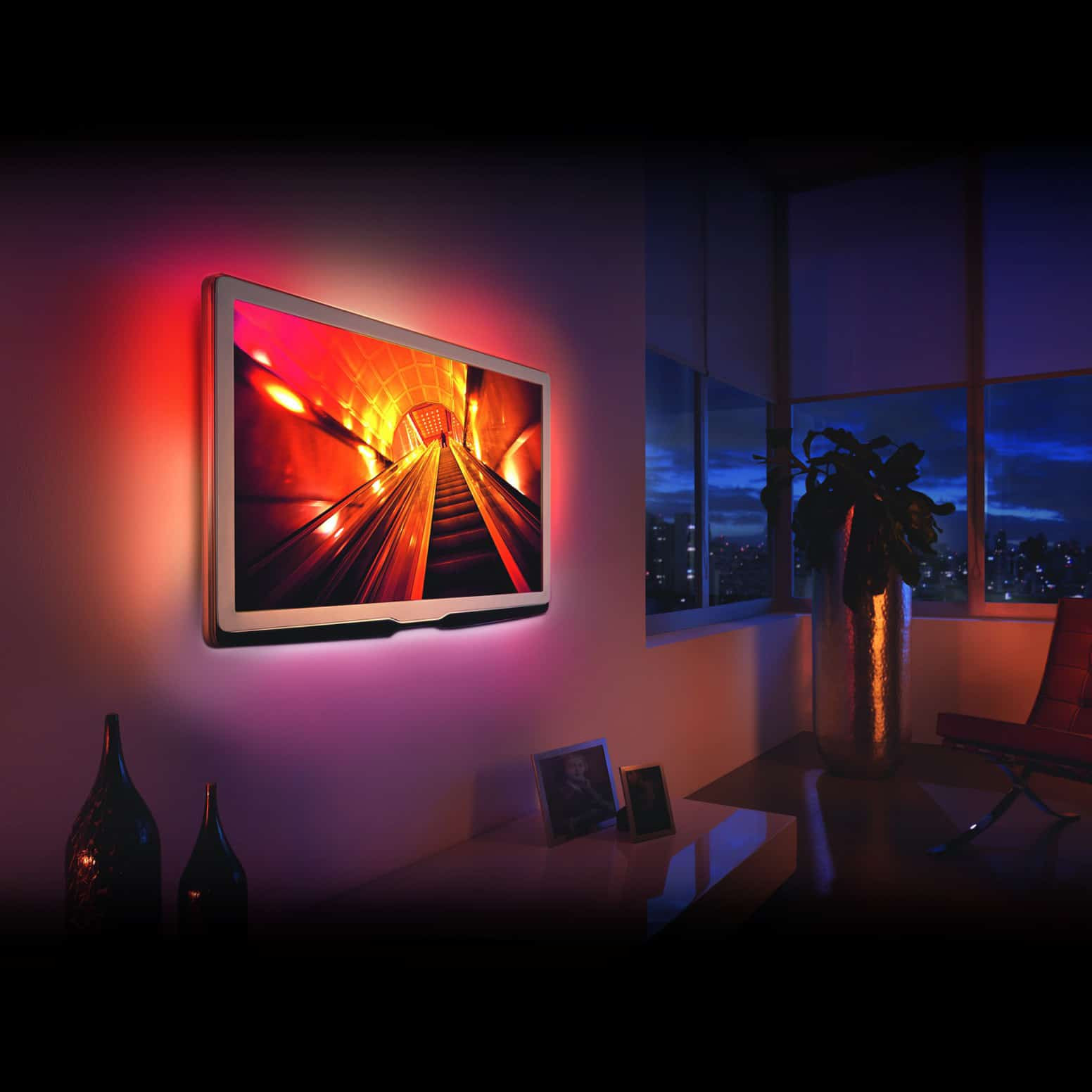USB RGB  LED trak s kontrolerjem - 32 - 42 " 2 x 37 cm, 2 x 70 cm