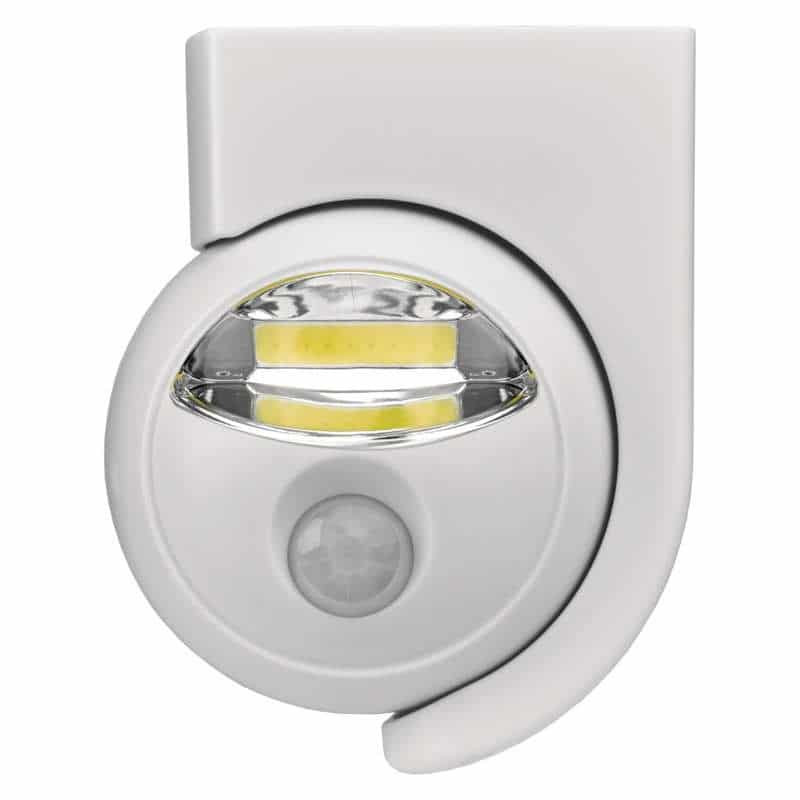 COB LED baterijska svetilka s senzorjem gibanja 3xAA