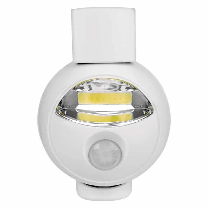 COB LED baterijska svetilka s senzorjem gibanja 3xAA