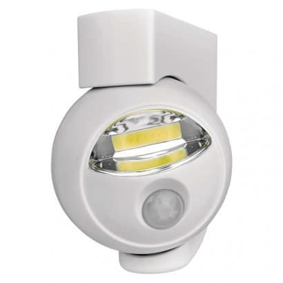 COB LED baterijska svetilka s senzorjem gibanja 3xAA