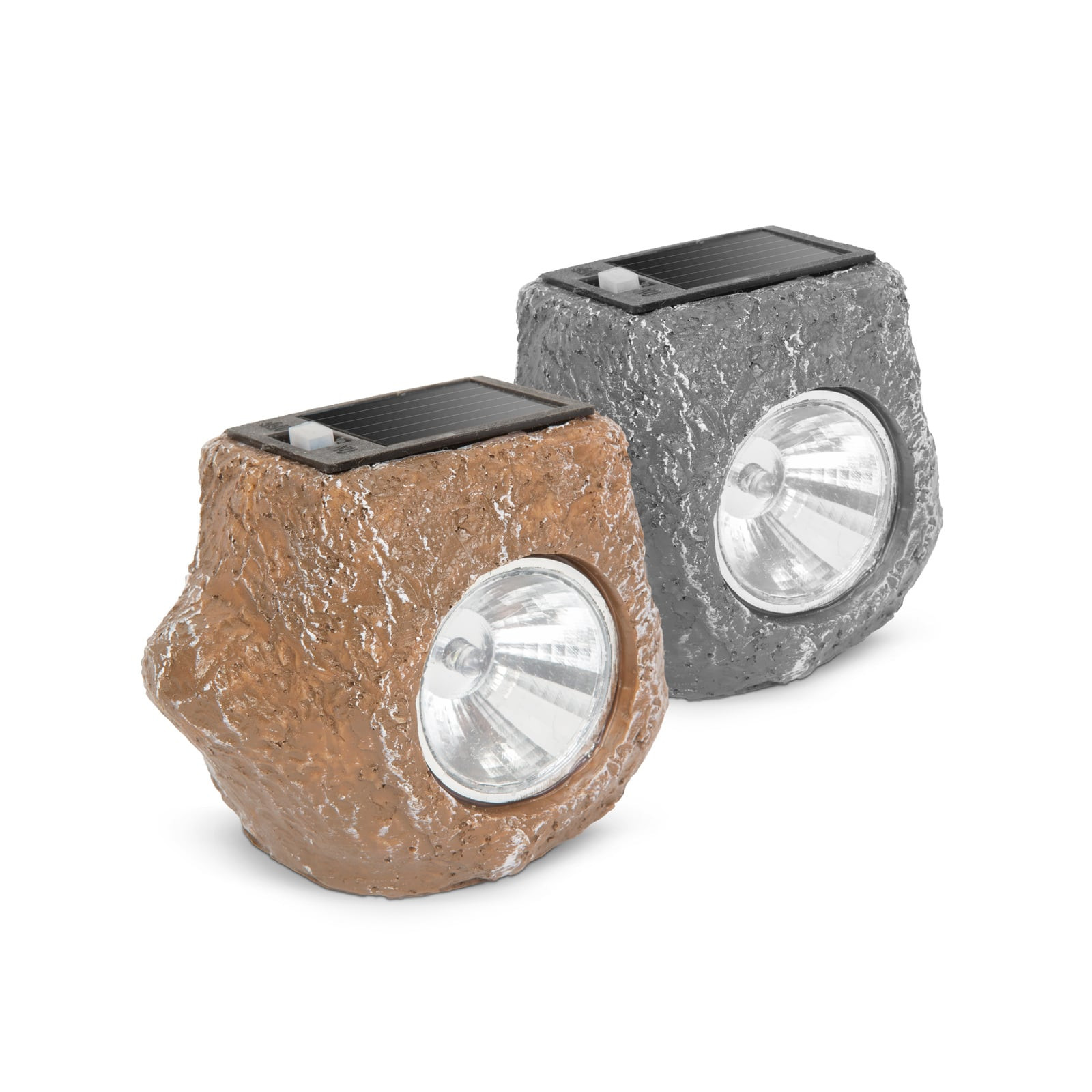 8x LED solarna svetilka v obliki kamna
