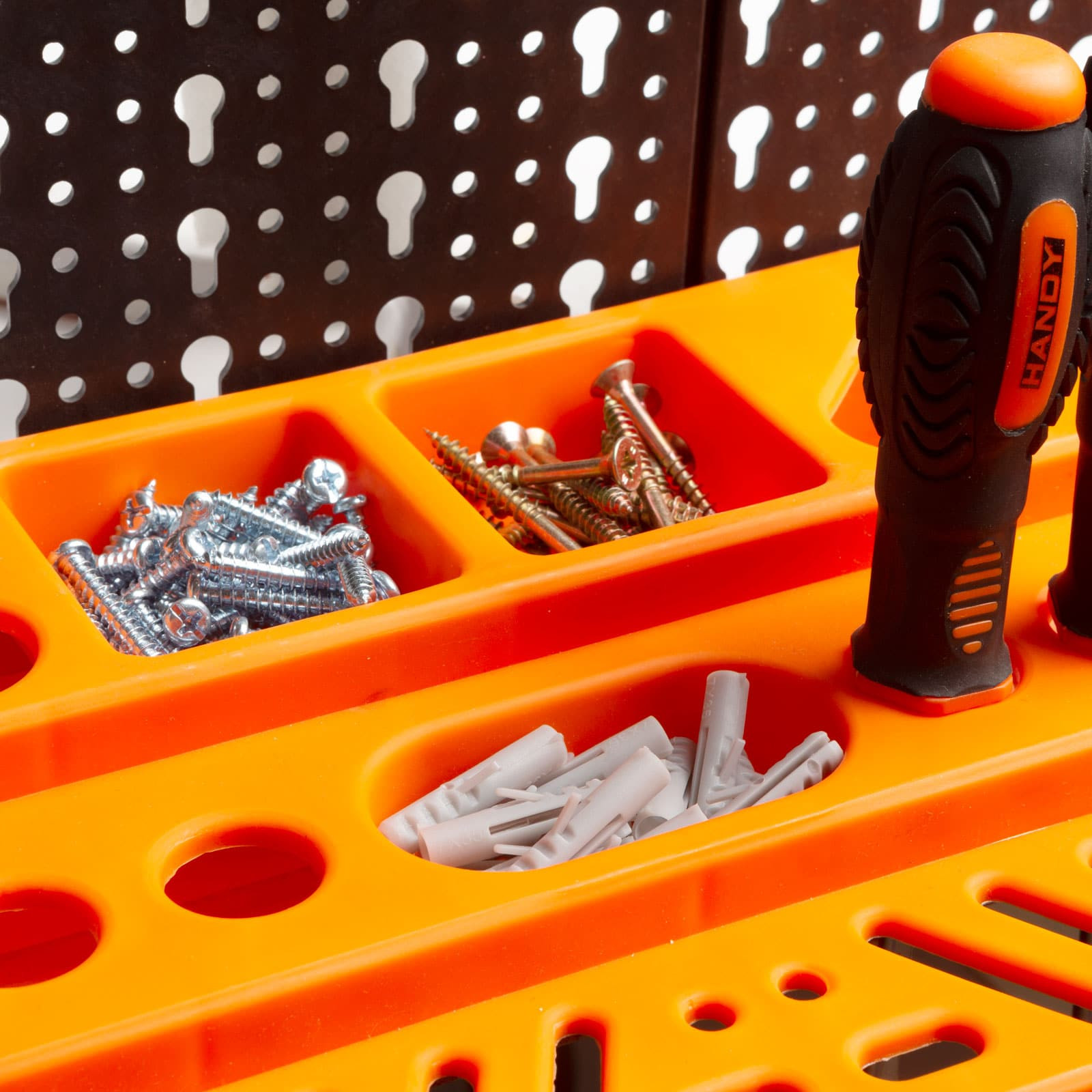 Stenski organizator orodja - 3 deske, 50 x 33 cm