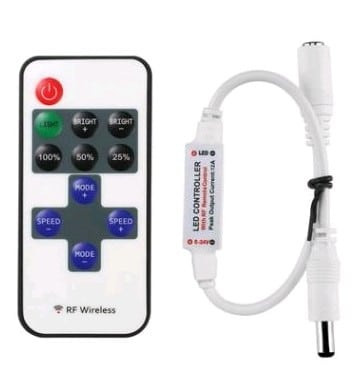 Kontroler za LED trak 12V 144W zatemnilni 11 tipk