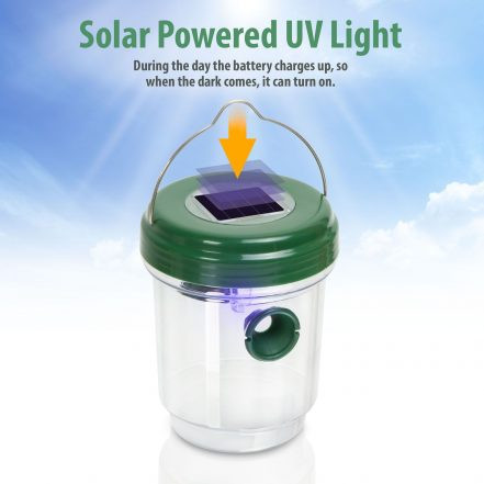 Solarna UV LED past za insekte