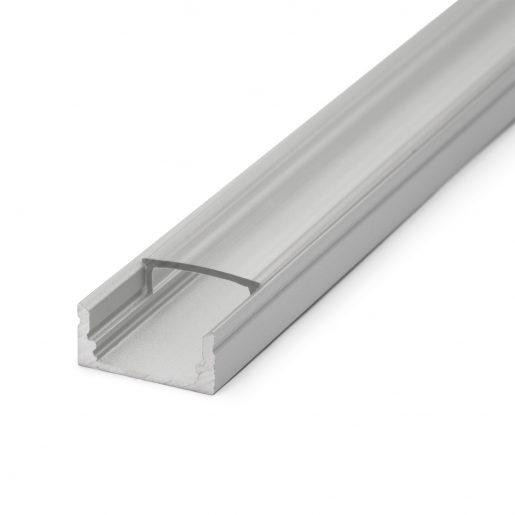 5x 1m ALU LED profil nadgradni 17x8mm mat