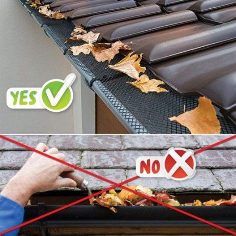 3x6m mreža za zaščito žlebov pred listjem