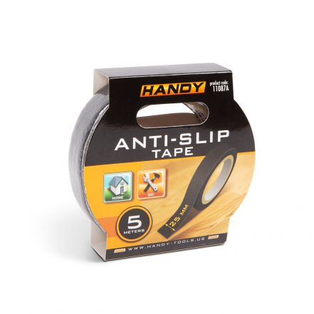 Samolepljivi protizdrsni trak 5 m x 25 mm črn