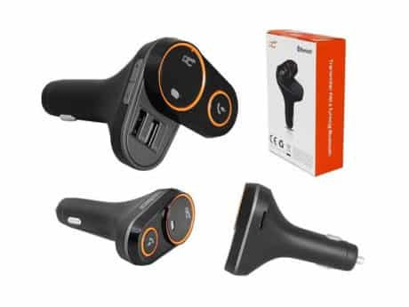 FM oddajnik bluetooth za prostoročno telefoniranje 2XUSB 4.8A