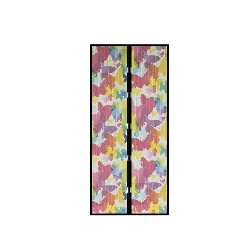 Magnetna mreža proti komarjem za vrata 100 x 210 cm motiv metulji