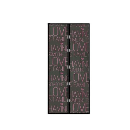 Magnetna mreža proti komarjem za vrata 100 x 210 cm motiv ljubezen