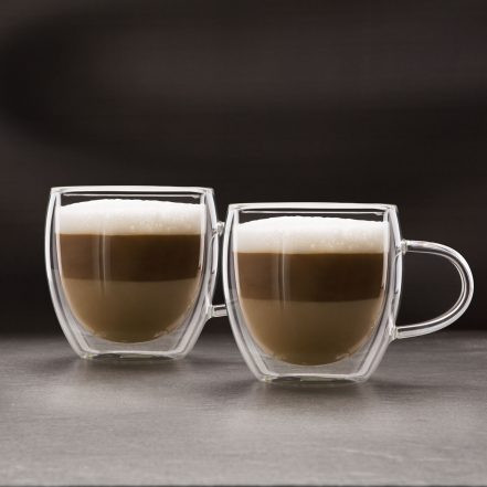 Set skodelic za cappuccino z dvojno steno 250 ml 2 kos / škatla