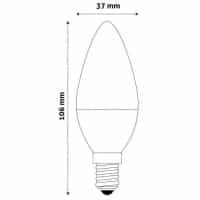 SMART LED sijalka E14 5.5W RGB+W 2700K z daljincem – slika 4
