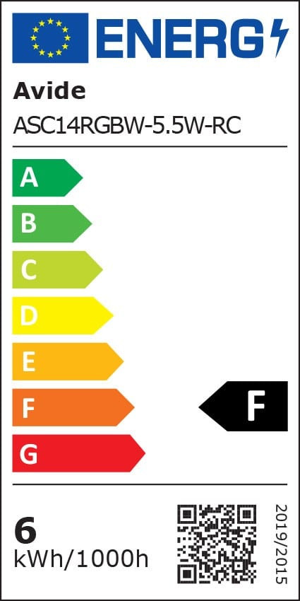SMART LED sijalka E14 5.5W RGB+W 2700K z daljincem – slika 5