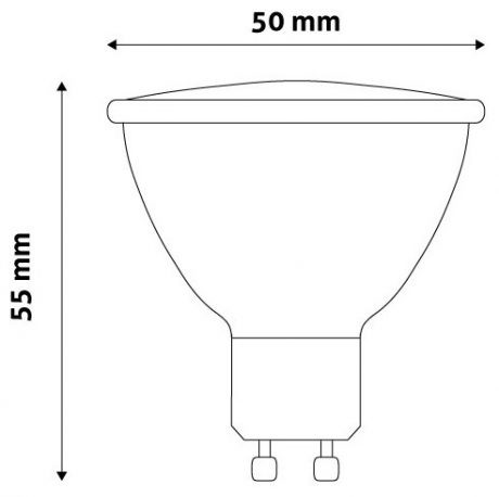 SMART LED sijalka GU10 5.5W RGB+W WiFi APP