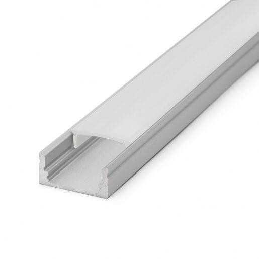 ALU LED profil nadgradni 17x8mm 2m mat