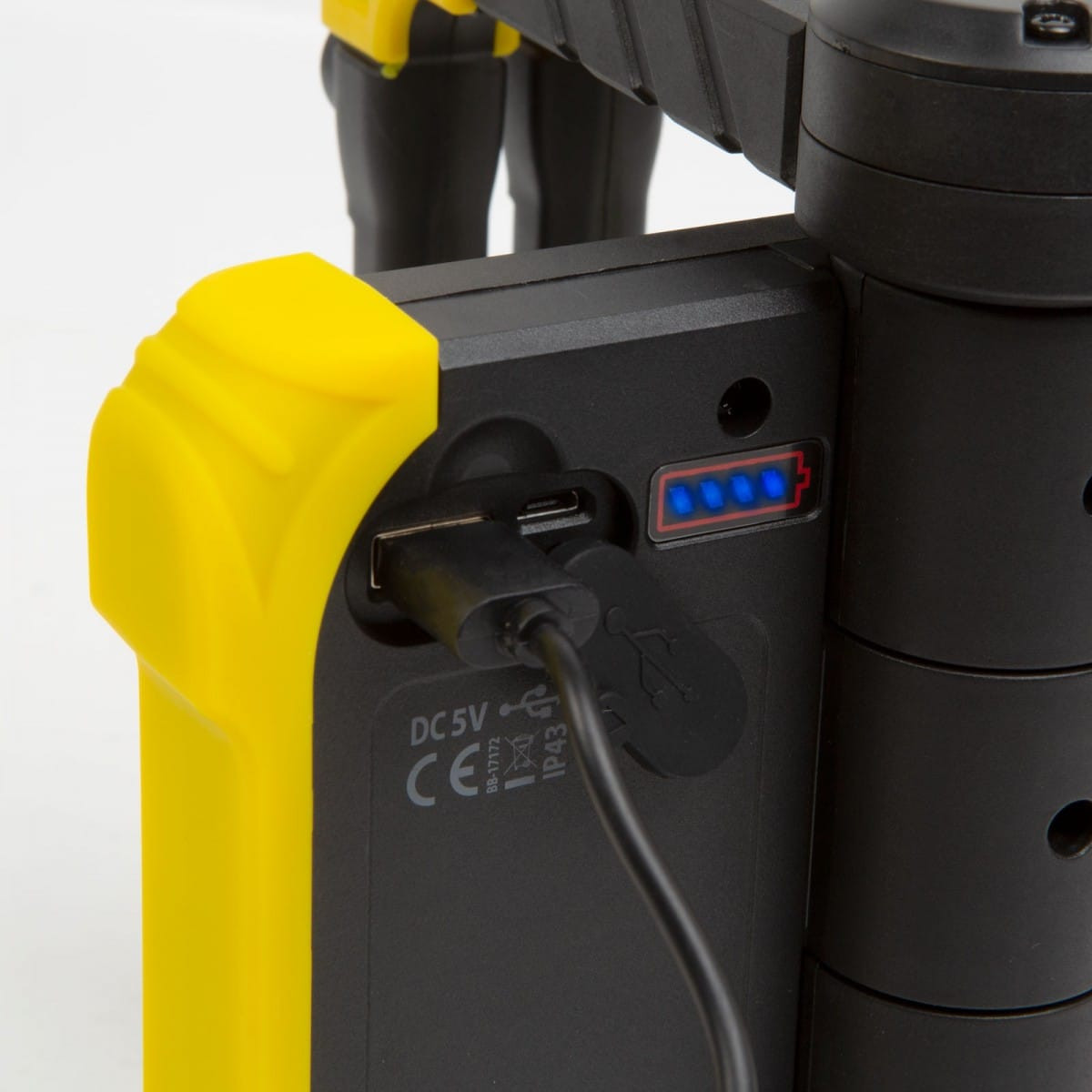 Multifuknkcijski 360° LED delovni reflektor 2x10W COB 2000lm 8000mAh z powerbnk funkcijo