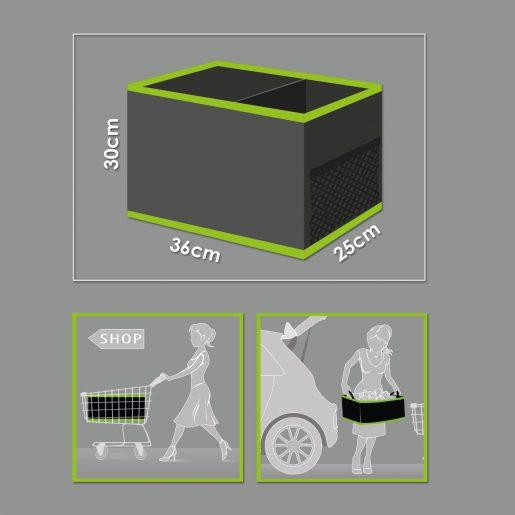 Organizator za avto Shop&amp;Drive 30x30x25 cm