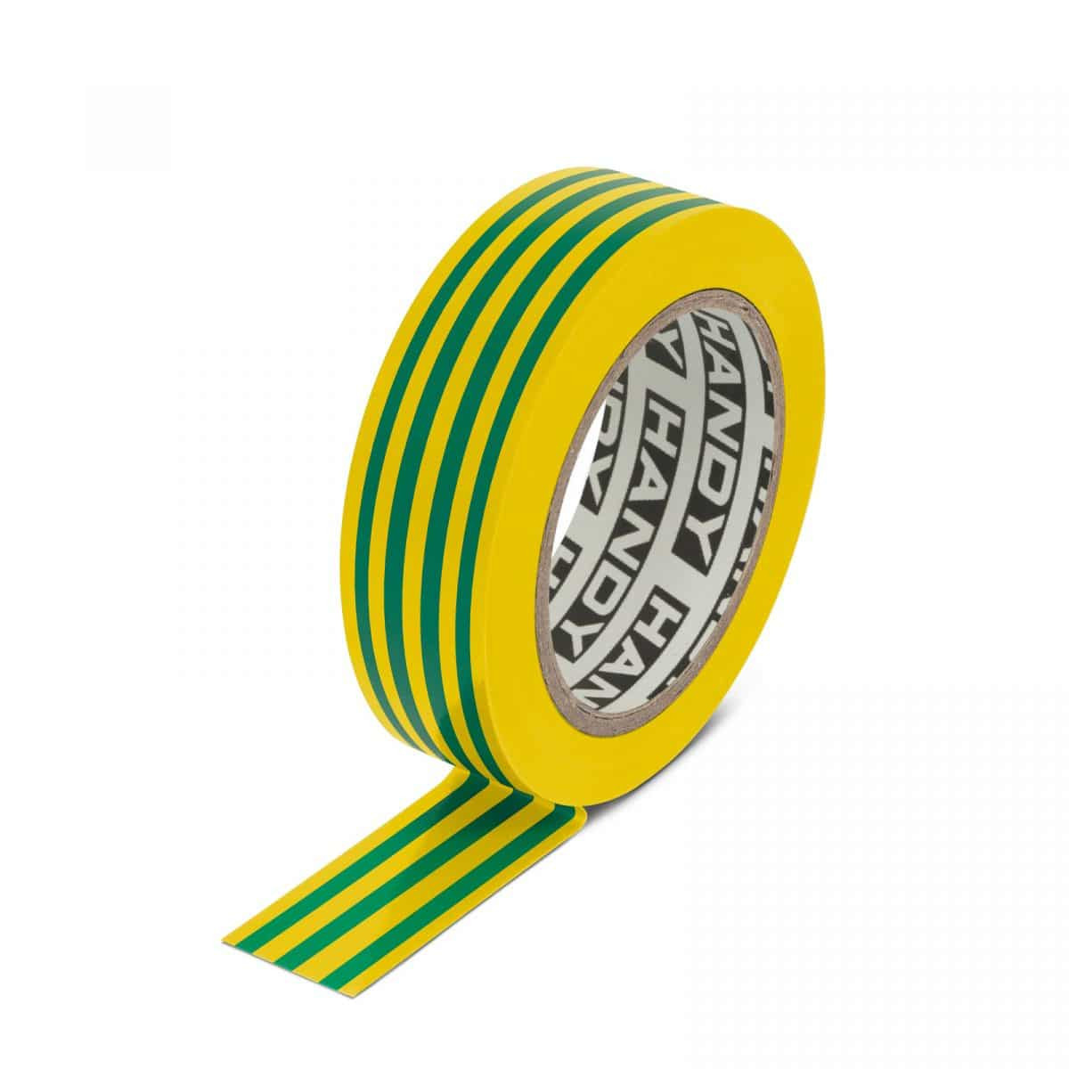 Izolacijski trak 19 mm 10 m zeleno / rumen
