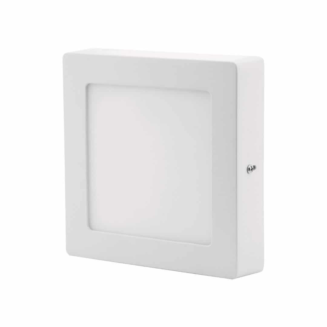 ALU LED nadgradni panel kvadratni 12W nevtralno bela 4000K