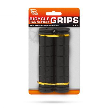 Ročaj za kolo iz gume črna 120mm