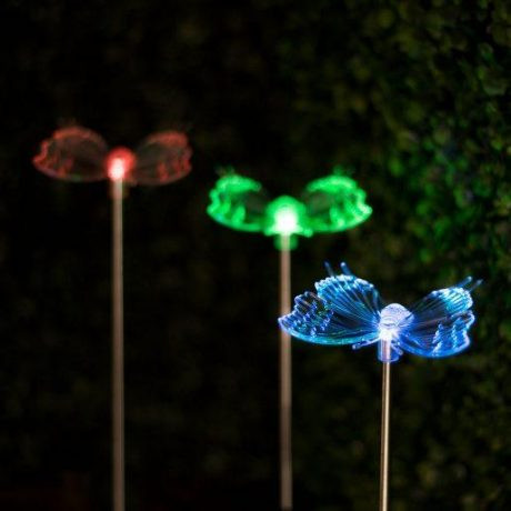 RGB LED solarna svetilka