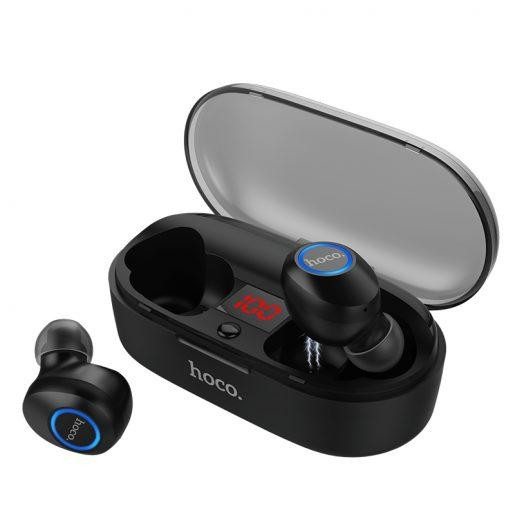 Brezžične bluetooth slušalke earpods TWS z mikrofonom in polnilno postajo 800mAh hoco premium