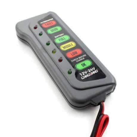 Tester alternatorja in akumulatorja 12/24V
