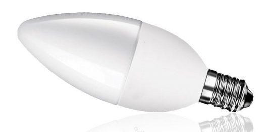 LED žarnica - sijalka E14 C30 8W hladno bela 6500K