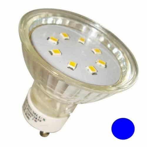 LED žarnica - sijalka GU10 1W modra