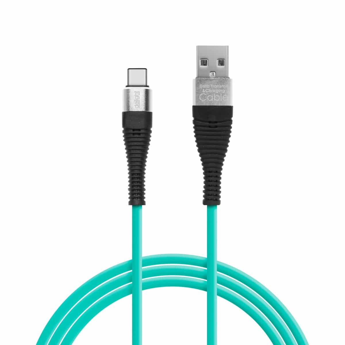 Kakovosten podatkovni USB-C PVC kabel 1m 2A več barv