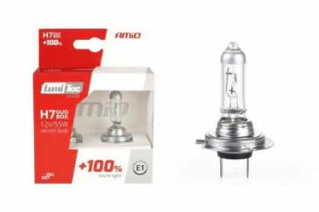 Halogenska avto žarnica LumiTec SILVER +100% H7 12V 55W 2 kosa