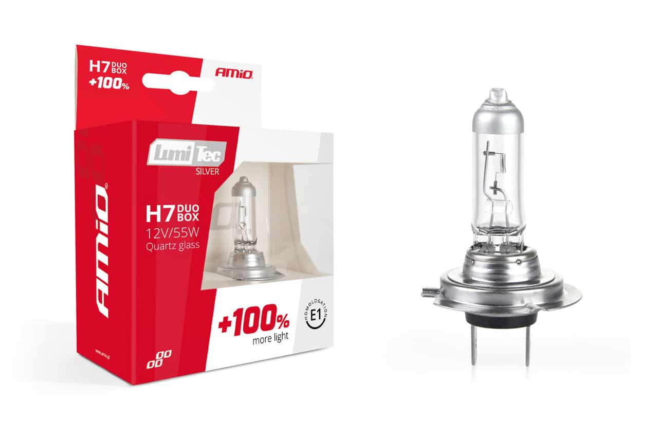 Halogenska avto žarnica LumiTec SILVER +100% H7 12V 55W 2 kosa