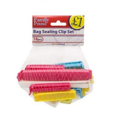 Set zapiral za vrečke 18 kos