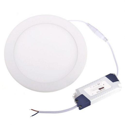 Vgradni LED panel 18W nevtralno bel 4500K okrogel