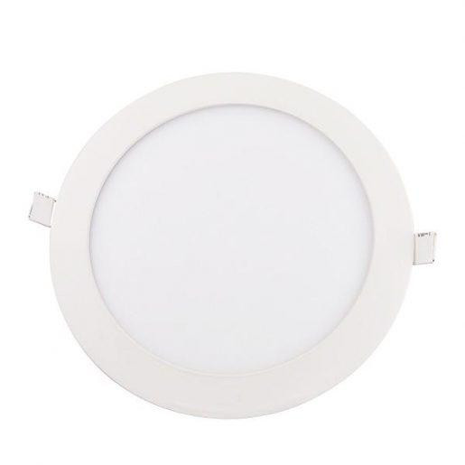 Vgradni LED panel 18W nevtralno bel 4500K okrogel