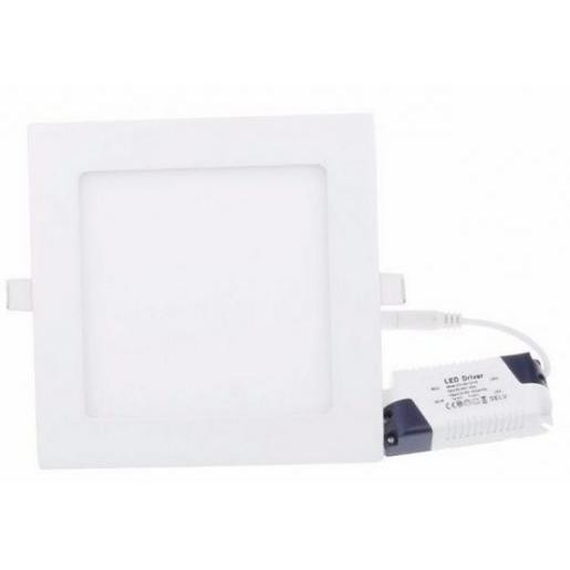Vgradni LED panel 12W nevtralno bel 4500K kvadratni