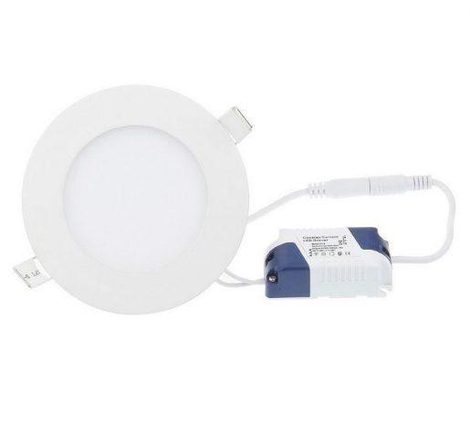 Vgradni LED panel 6W nevtralno bel 4500K okrogel