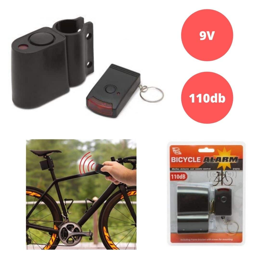 Alarm za kolo z daljincem 110 Db