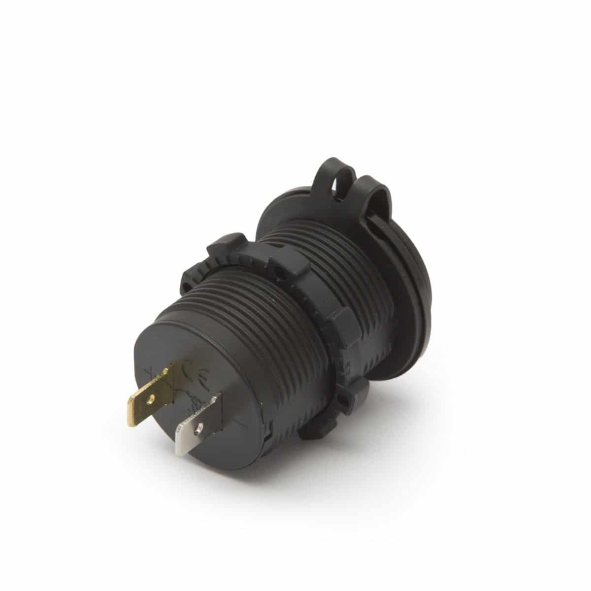 Vgradna USB vtičnica za zamenjavo avto vtičnice 12/24V rdeča