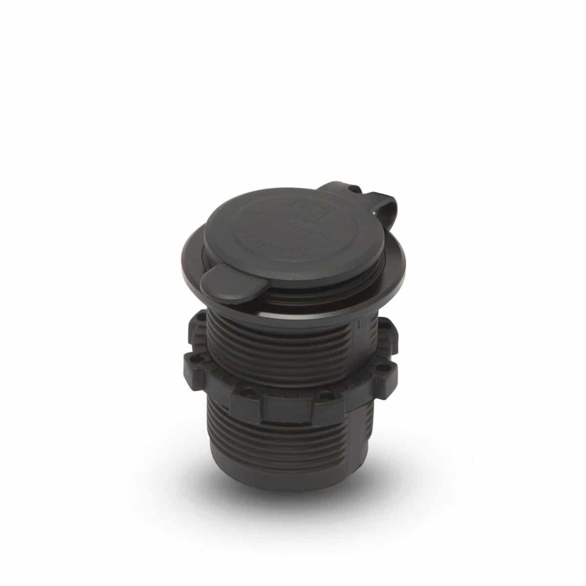 Vgradna USB vtičnica za zamenjavo avto vtičnice 12/24V zelena