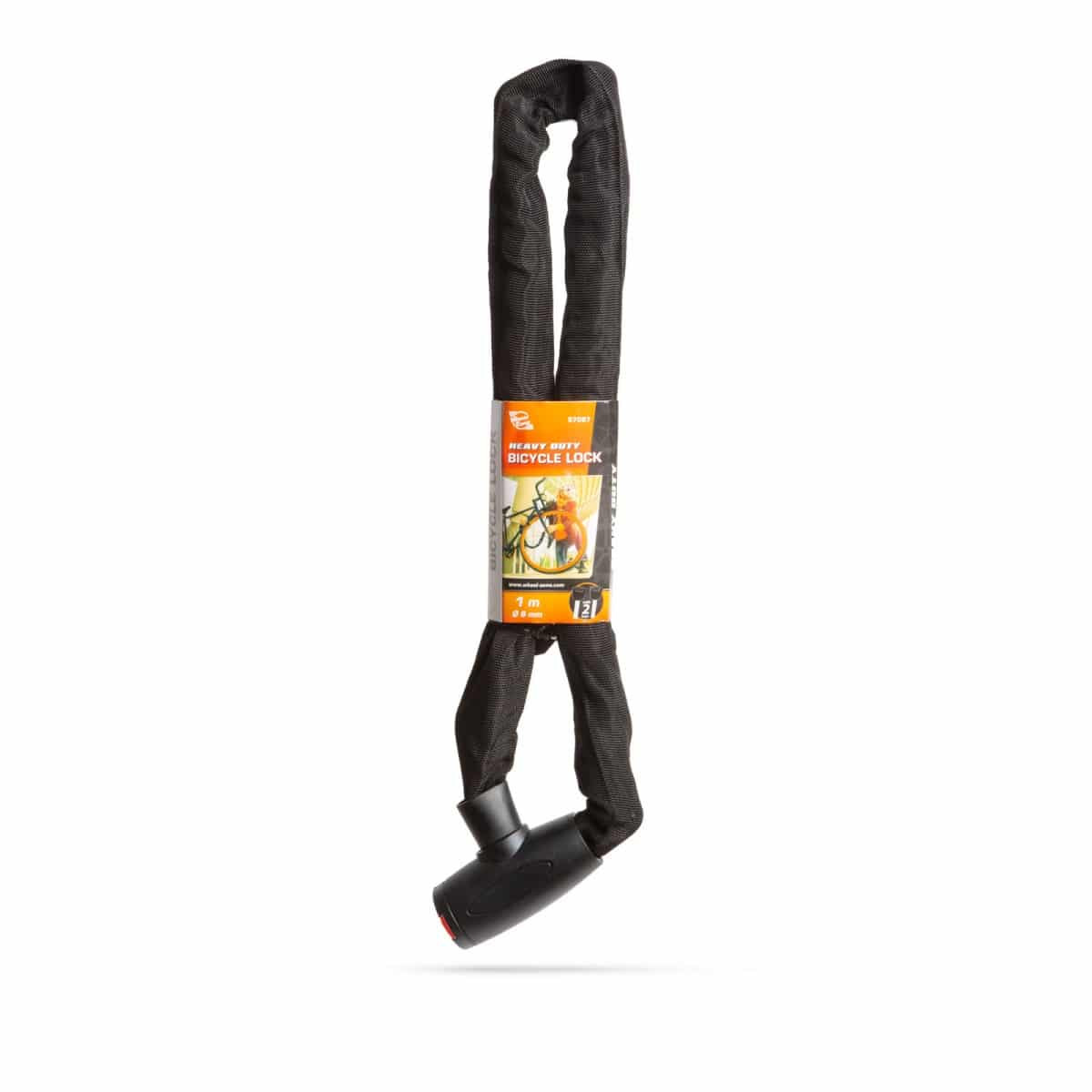 Močna ključavnica za moped, skuter ali kolo 8mm x 100 cm