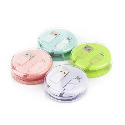 Micro USB kabel z LED indikatorjem polnjenja limeta