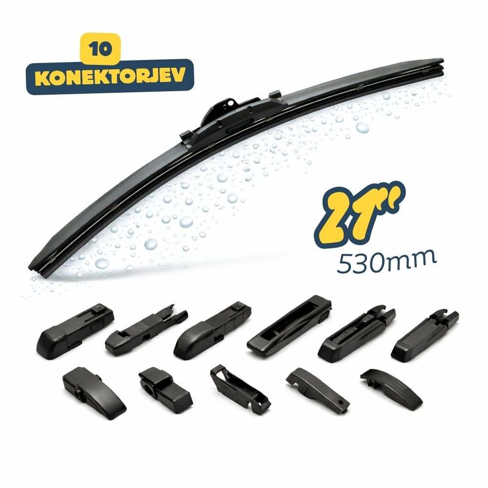 Univerzalna metlica brisalca 10 konektorjev 21" / 530 mm