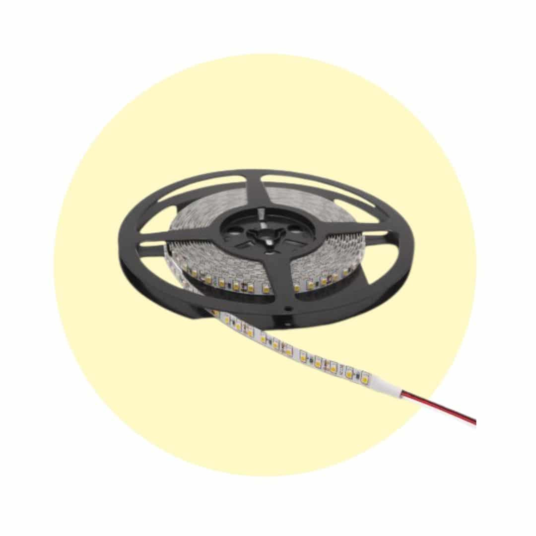 LED trak 9,6W/m 12V 120 LED/m IP20 toplo beli 3000K 5m