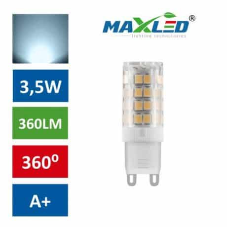 LED žarnica - sijalka G9 3,5W (25W) hladno bela 6000K