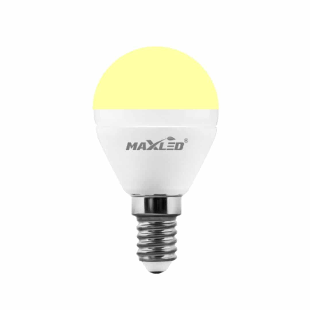 LED žarnica - sijalka E14 B45 3W (25W) toplo bela 3000K MAX-LED