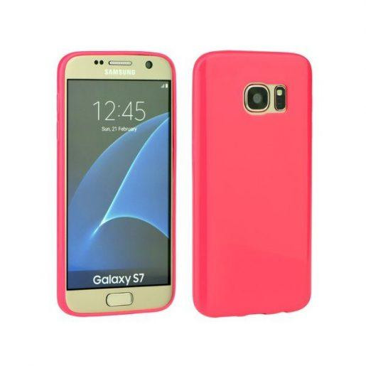 Silikonski ovitek Jelly za Samsung Galaxy S6 pink