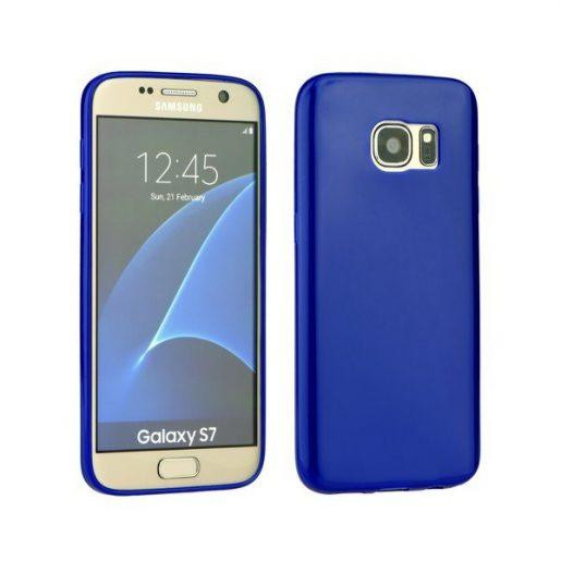 Silikonski ovitek Jelly za Samsung Galaxy S5 temno moder
