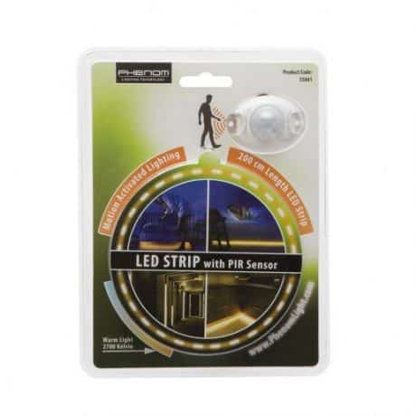 Komplet LED traku s senzorjem gibanja 2700K 2m