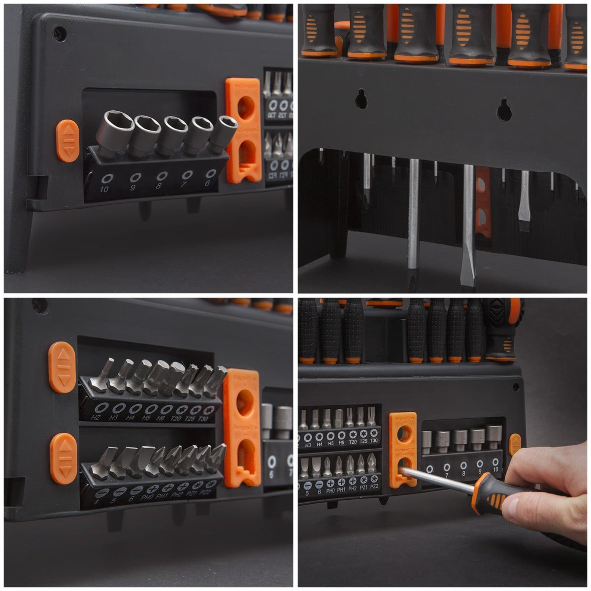 Komplet izvijačev 39-delni z namiznim stojalom